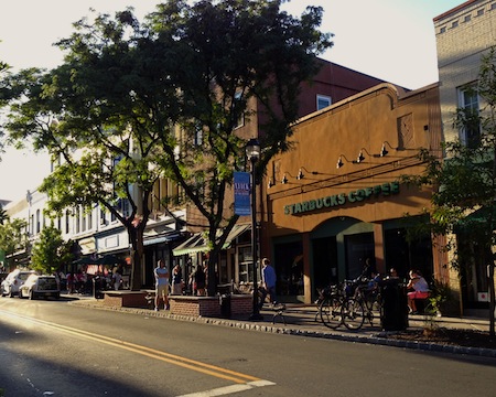 Starbucks, Main Street in Nyack 8/15/2013. Photo Credit: Dave Zornow