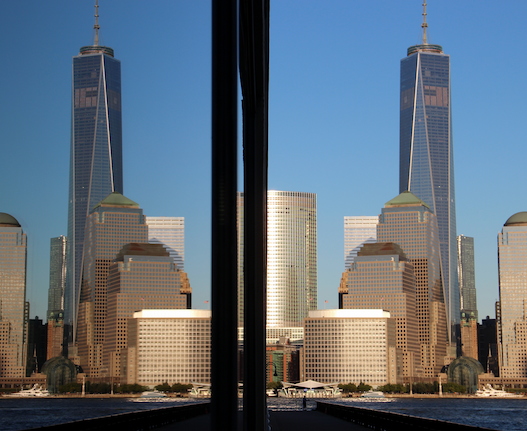 Freedom Tower Mirrored. Photo Credit ©2013 Elijah Reichlin-Melnick