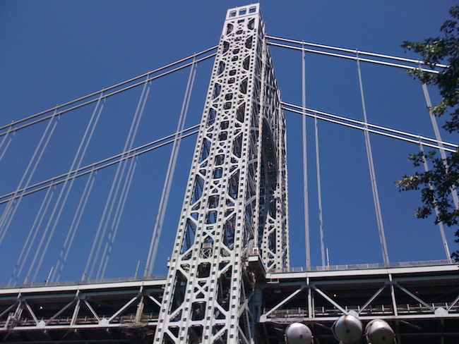 GWB from Wash Heights 2008 09. Photo Credit: Dave Zornow