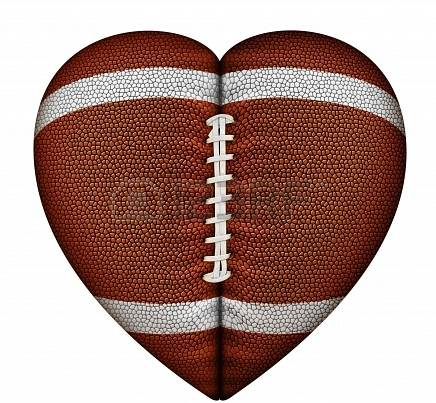 Heartshapped Football