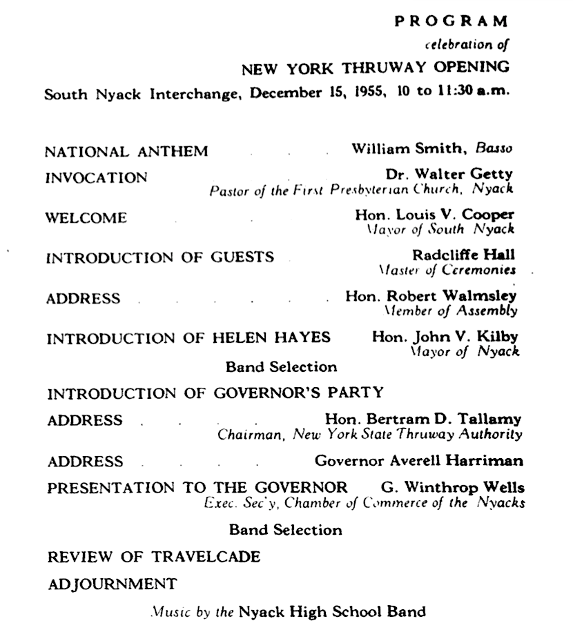 Monument Dedication Program Examples Did You Know: Today is the Tappan Zee Bridge Birthday - Nyack News & Views