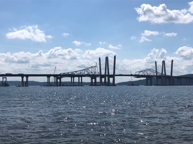 Tappan Zee Bridge / Mario Cuomo Bridge before Jan 12 2019 demolition (Photo Credit: Dave Zornow, Sept 2018)