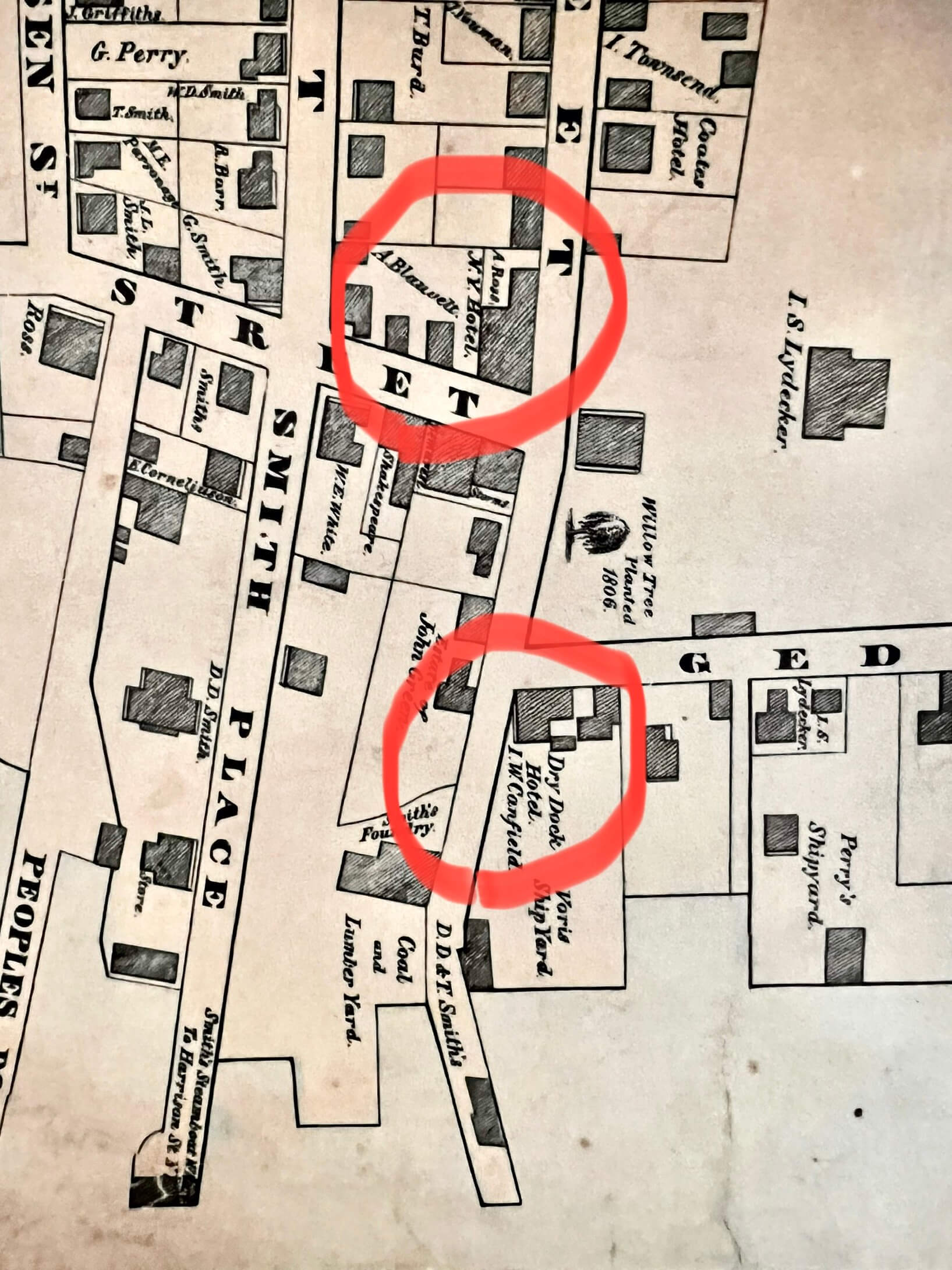 Nyack s Now Forgotten Summer Resort - 1873 Hotels Downtown 1