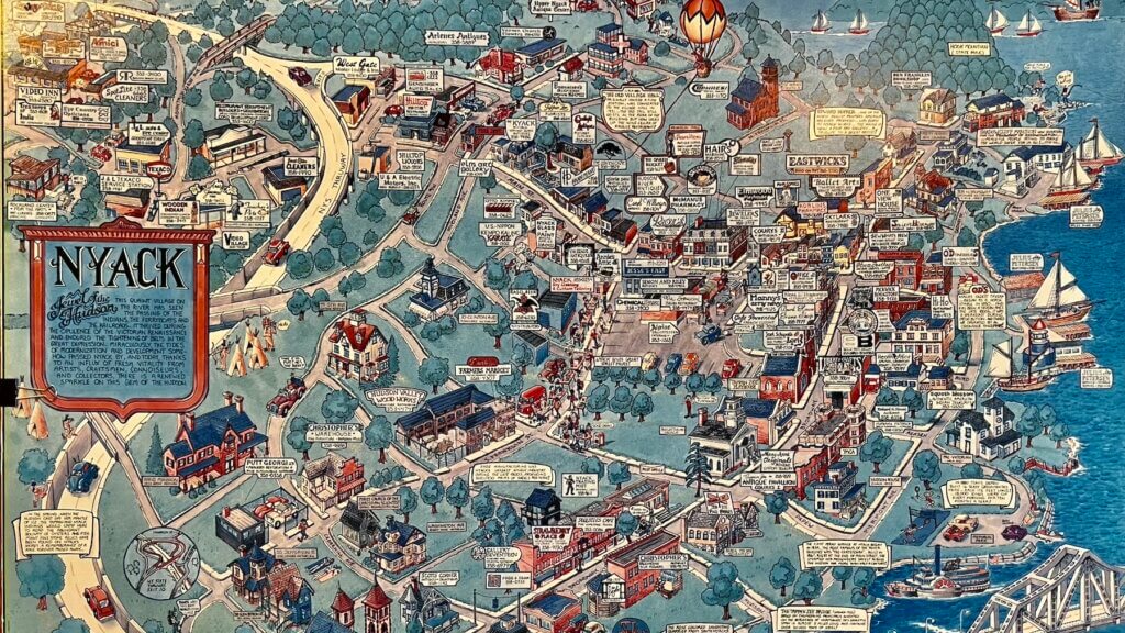 1982 When Nyack Was An Antique - Nyack Ad Map 1983 J 1024x576