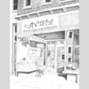 Bill Batson's drawing of the Avispa deli in Nyack