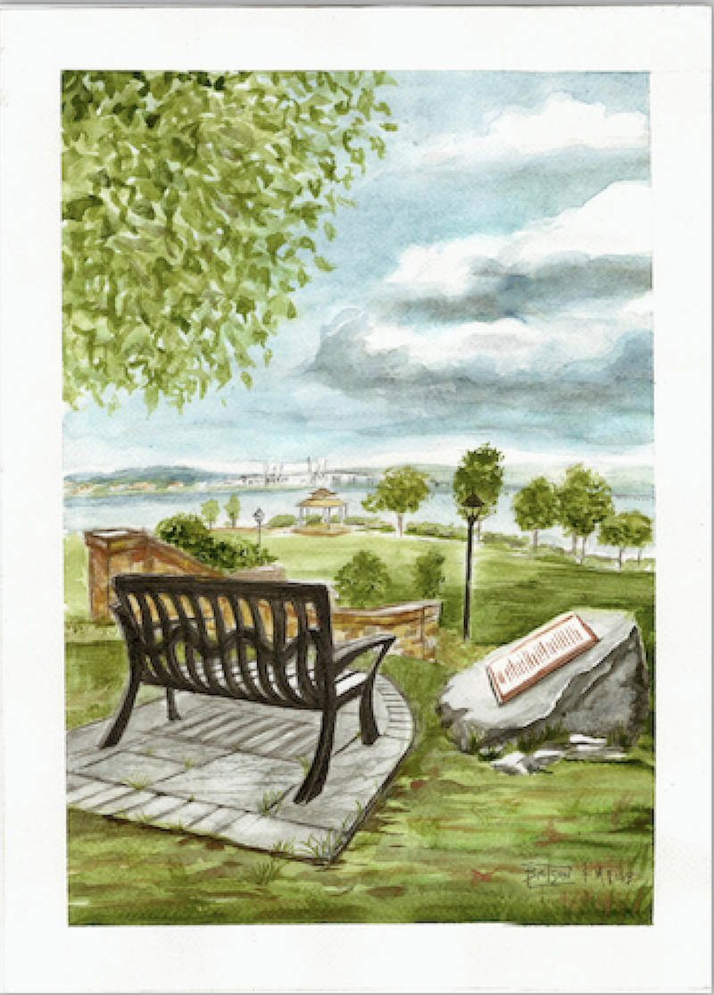 The Lit By the River Anthology cover: illustration by Bill Batson and Marisol Diaz